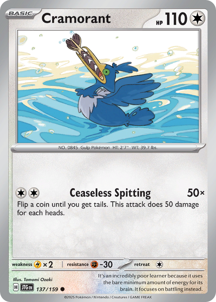 Cramorant — illustrated card