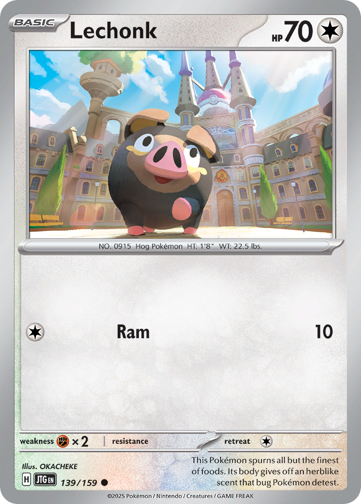 Lechonk — illustrated card