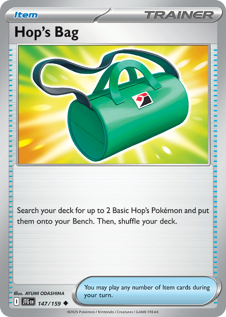 Hop's Bag — illustrated card