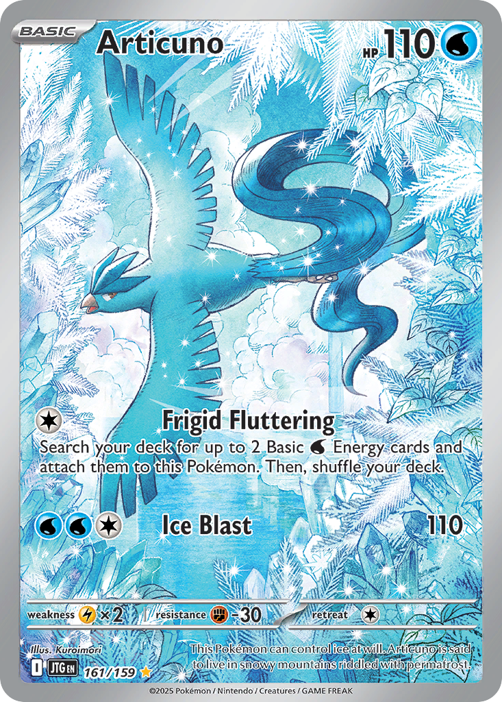 Articuno — illustrated card