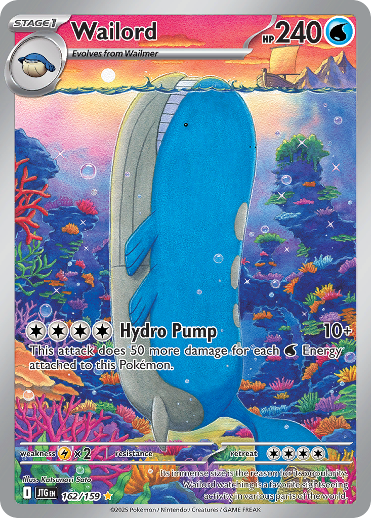 Wailord — illustrated card