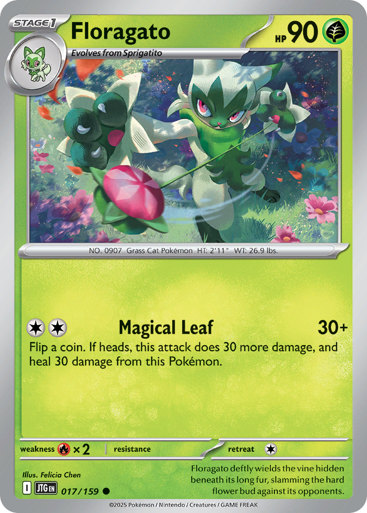 Floragato — illustrated card