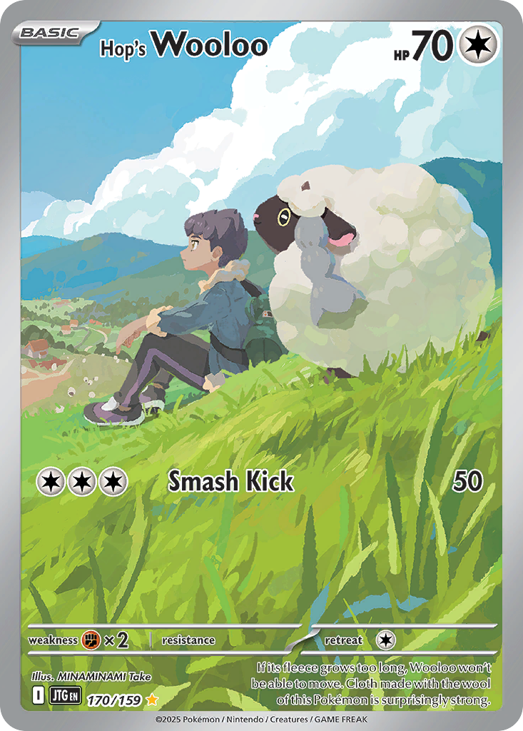 Hop's Wooloo — illustrated card