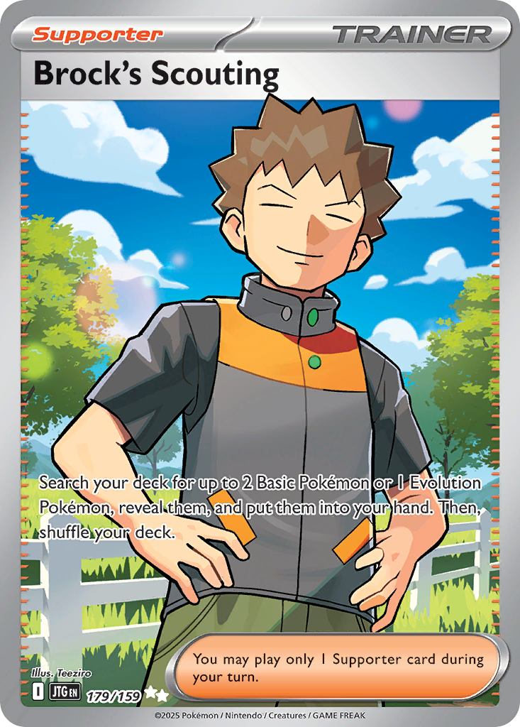 Brock's Scouting — illustrated card