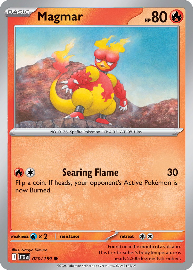 Magmar — illustrated card