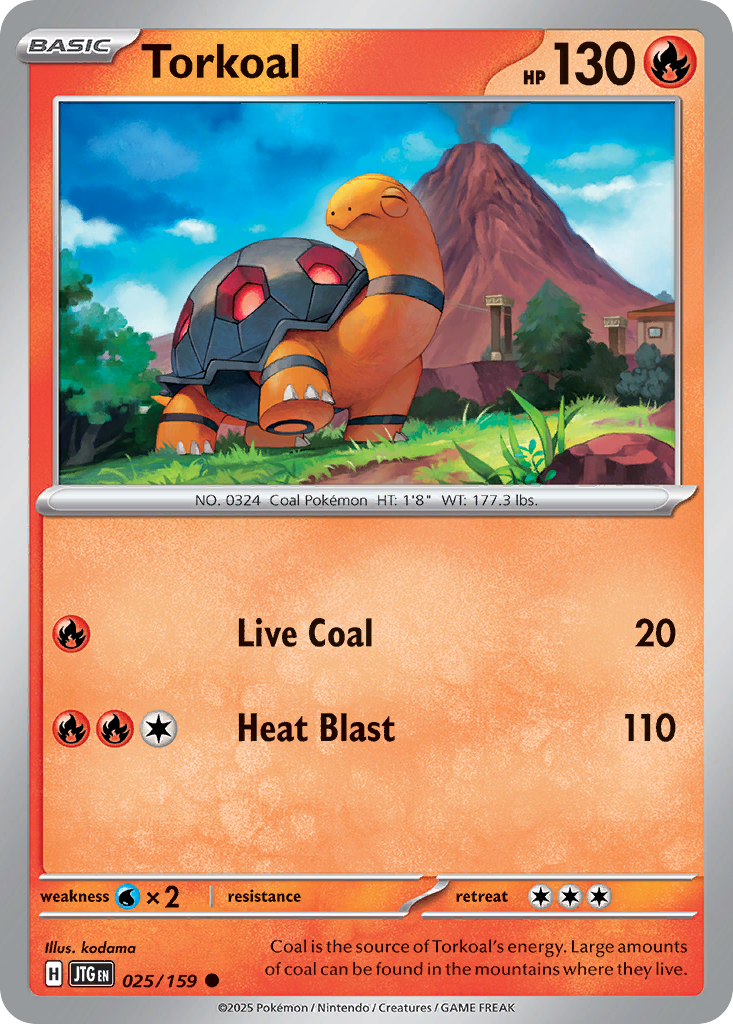Torkoal — illustrated card