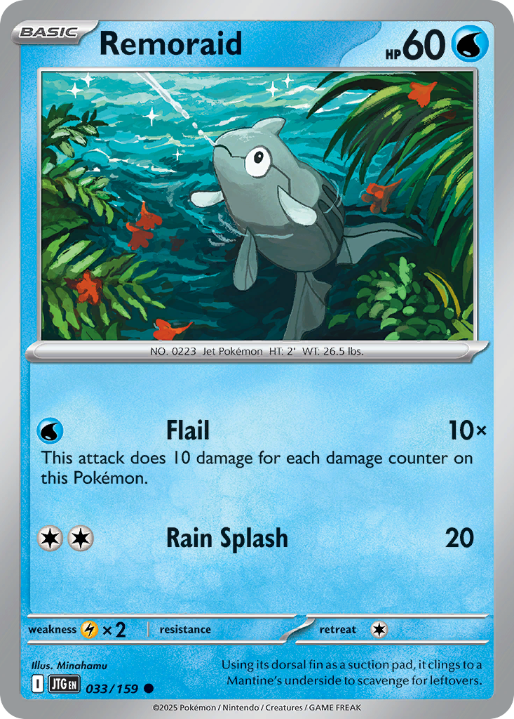 Remoraid — illustrated card
