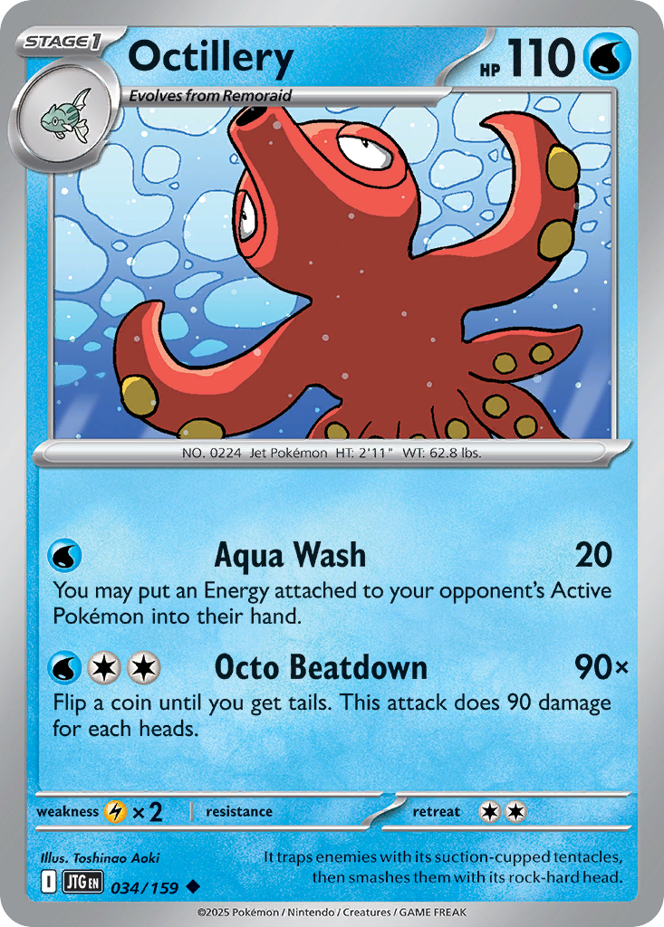 Octillery — illustrated card