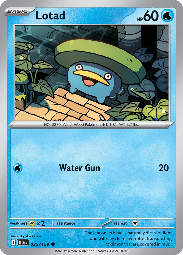 Lotad — illustrated card