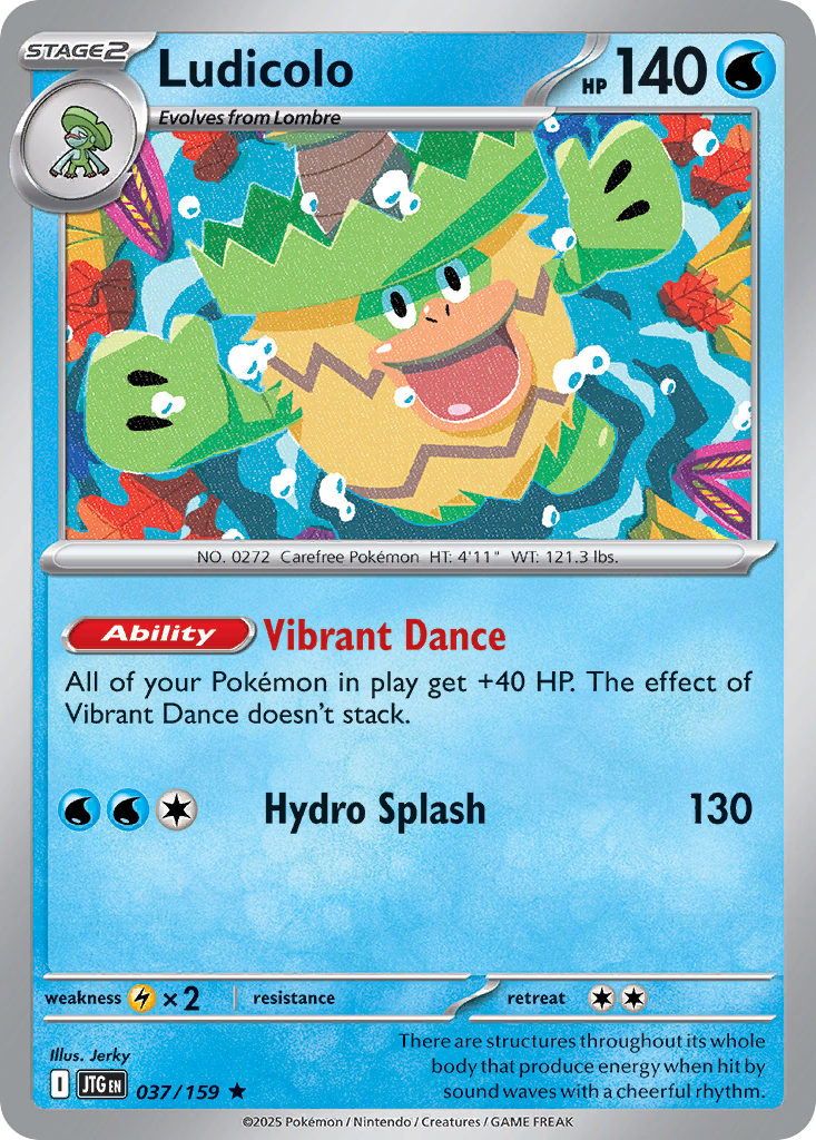 Ludicolo — illustrated card
