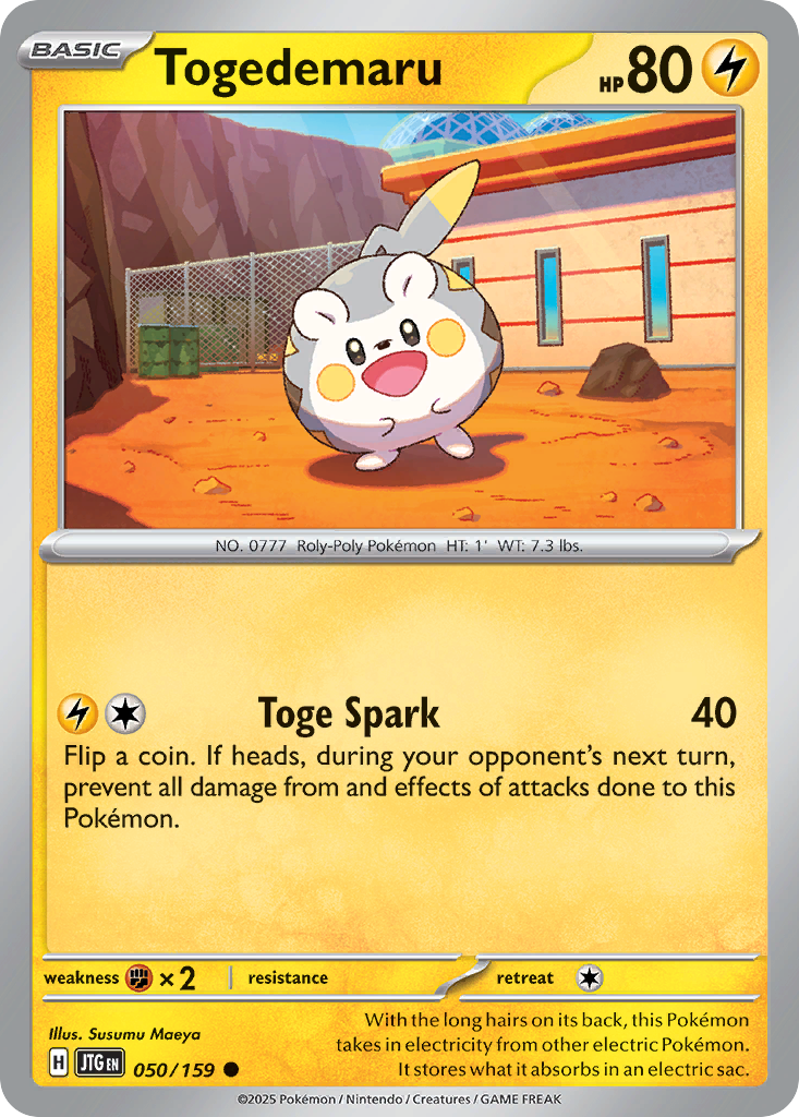 Togedemaru — illustrated card