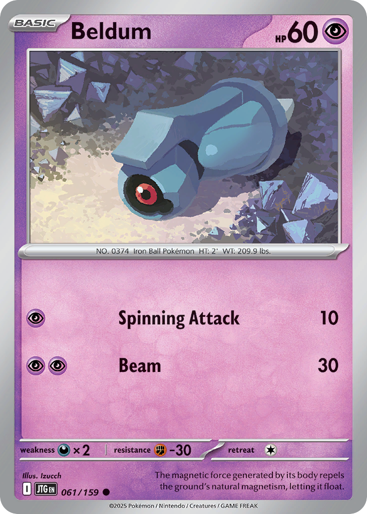 Beldum — illustrated card