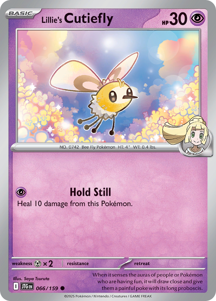 Lillie's Cutiefly — illustrated card