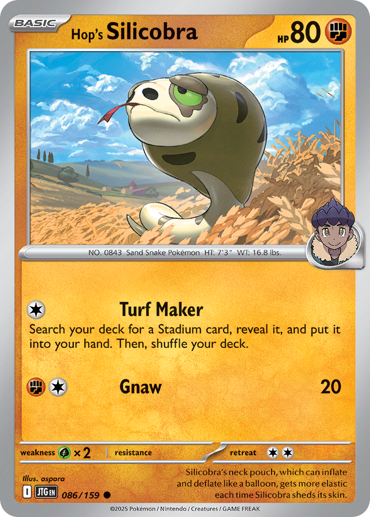 Hop's Silicobra — illustrated card
