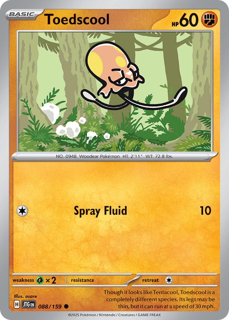Toedscool — illustrated card