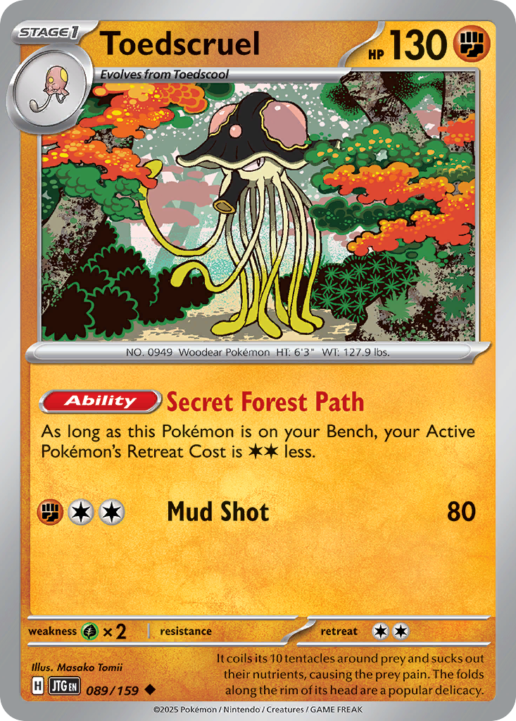Toedscruel — illustrated card
