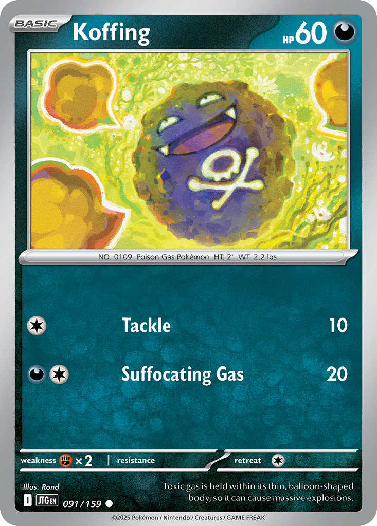 Koffing — illustrated card