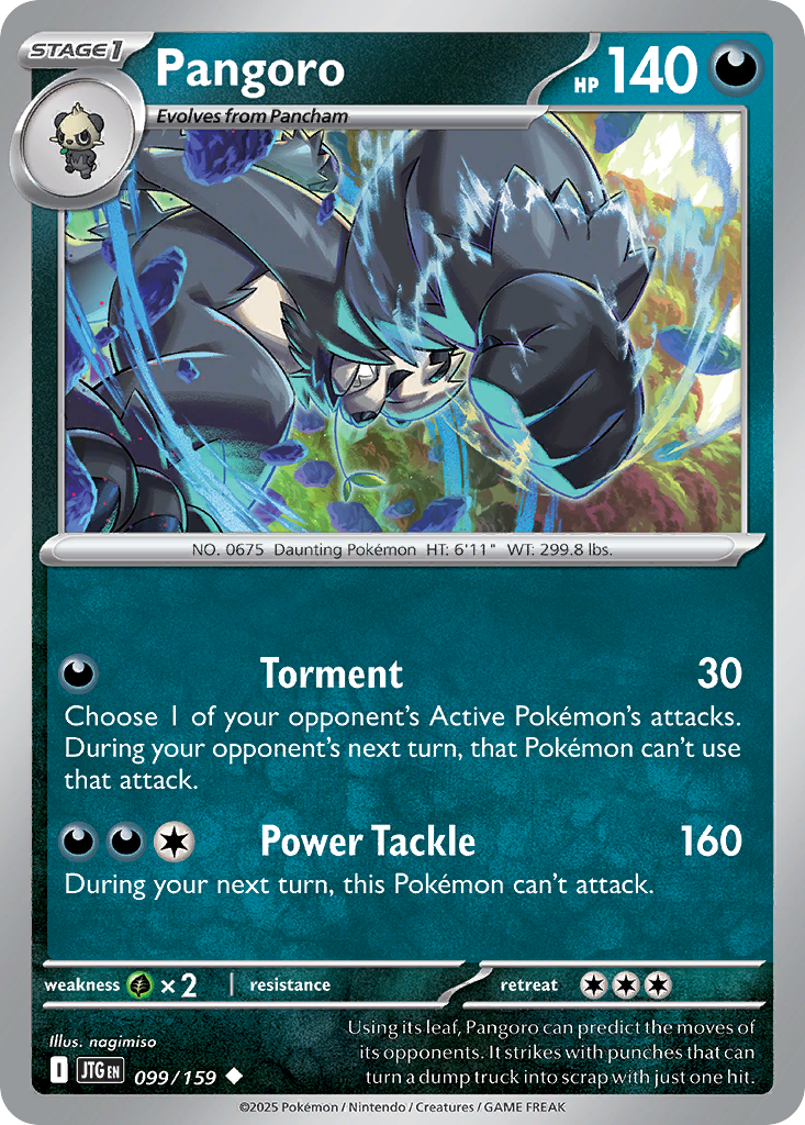 Pangoro — illustrated card