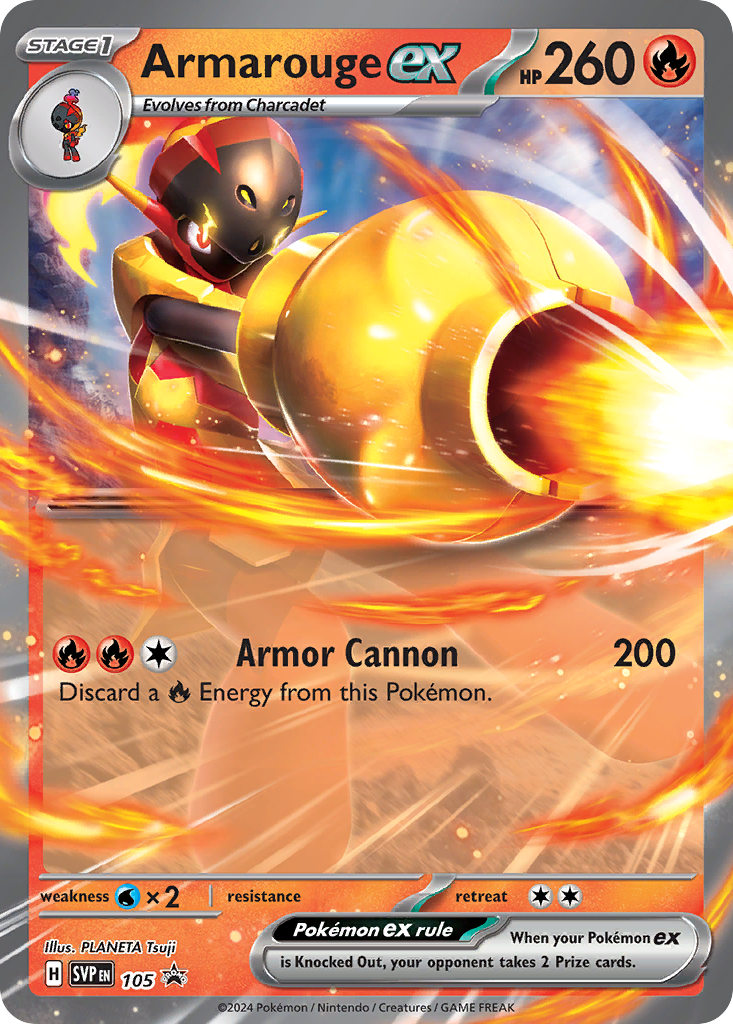 Armarouge ex — illustrated card