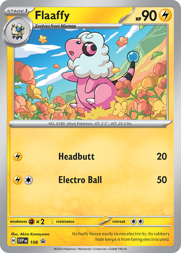 Flaaffy — illustrated card
