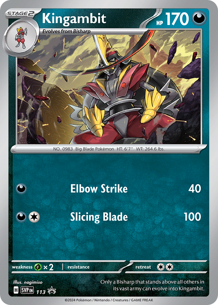 Kingambit — illustrated card