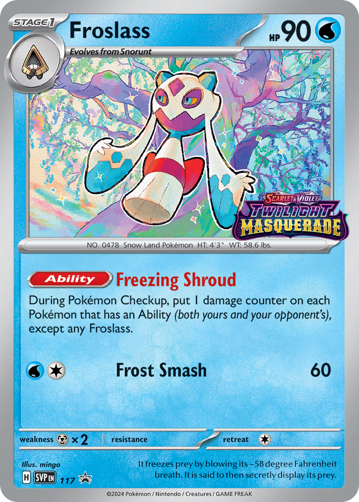 Froslass — illustrated card