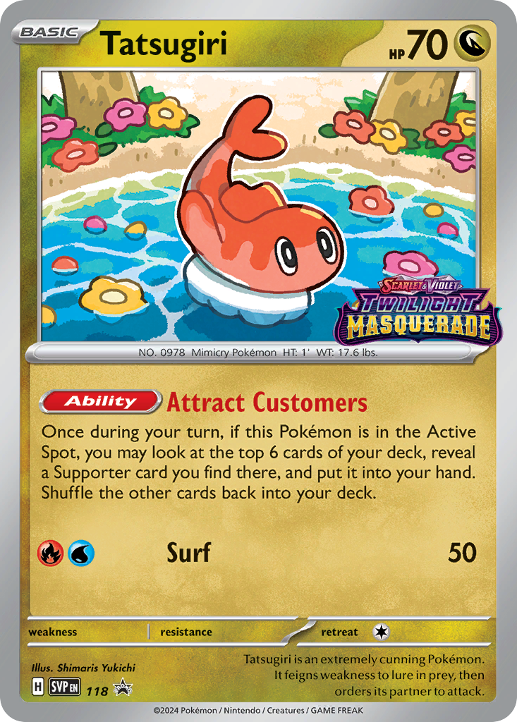 Tatsugiri — illustrated card