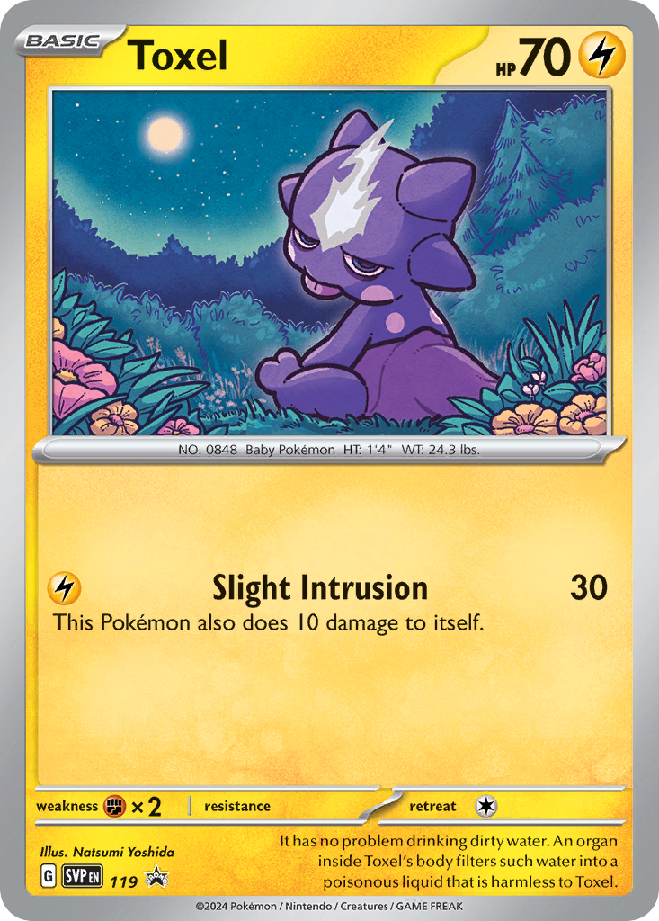 Toxel — illustrated card