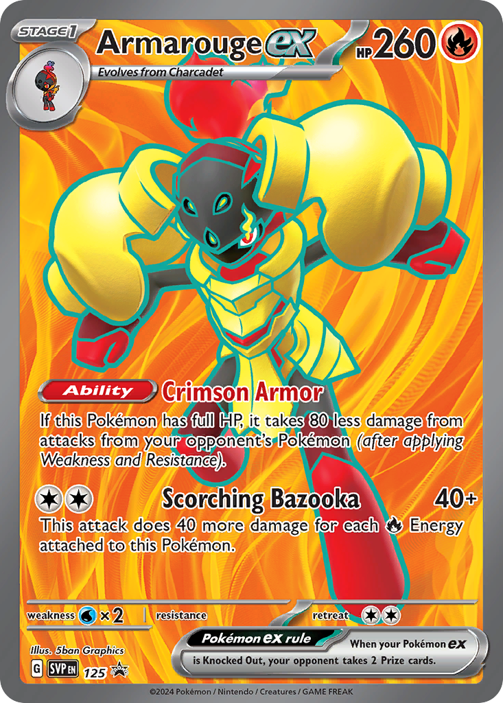 Armarouge ex — illustrated card