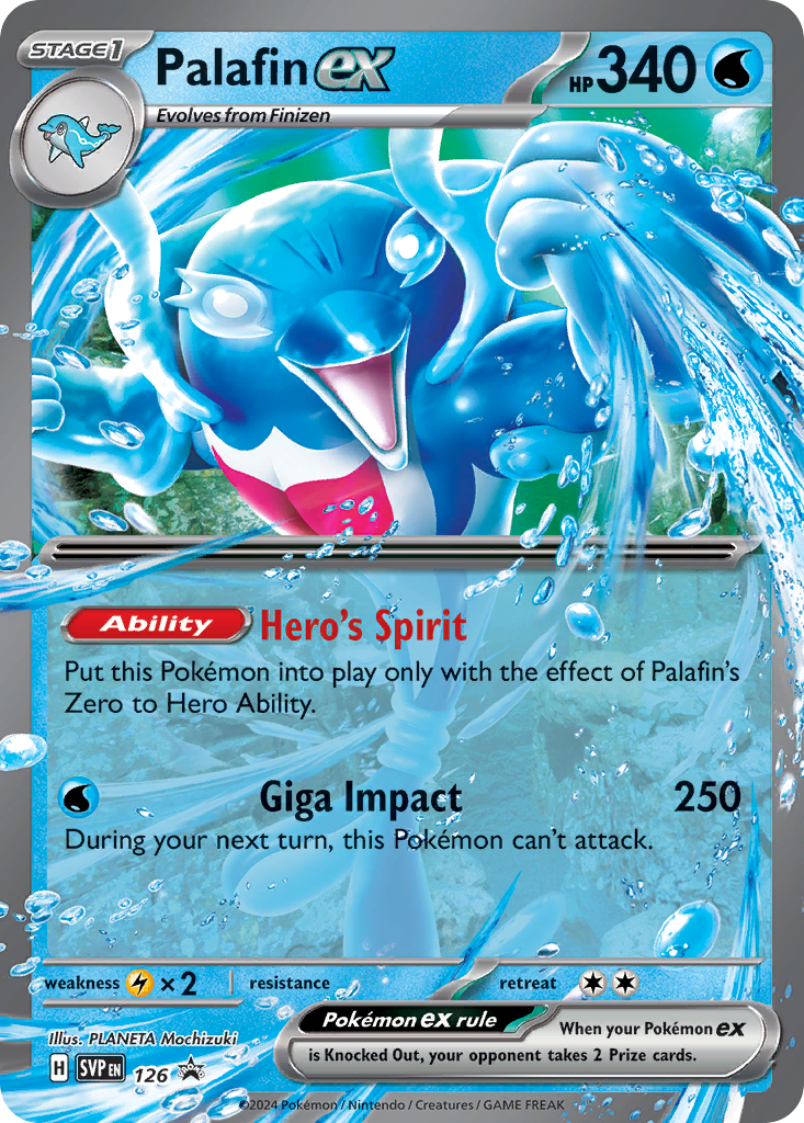 Palafin ex — illustrated card