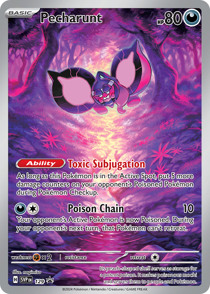 Pecharunt — illustrated card