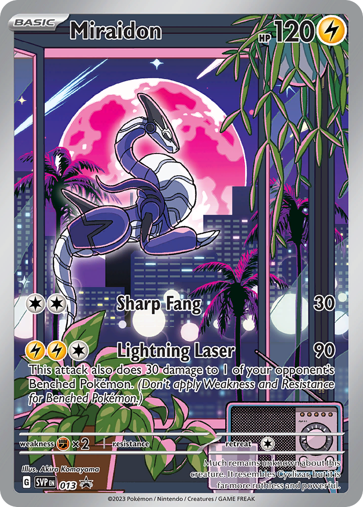 Miraidon — illustrated card