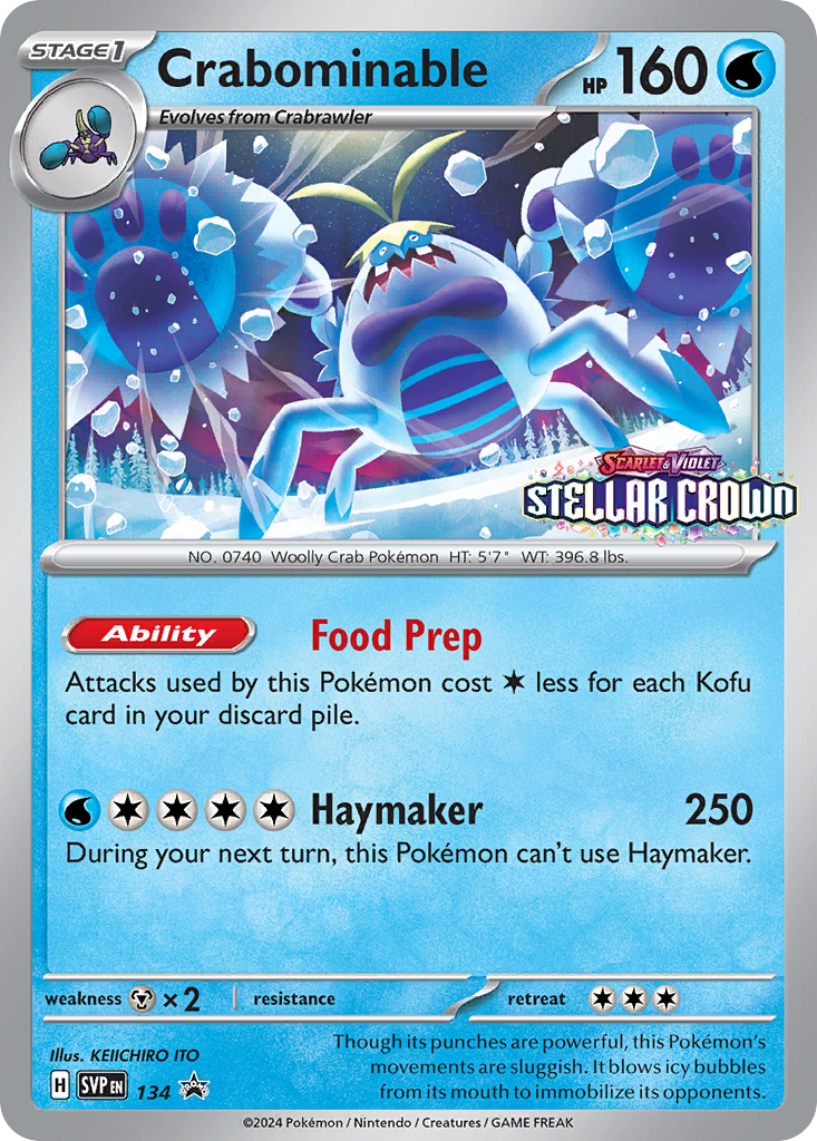Crabominable — illustrated card