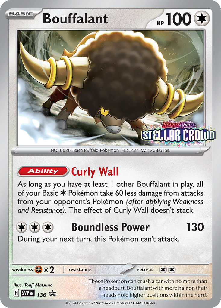 Bouffalant — illustrated card