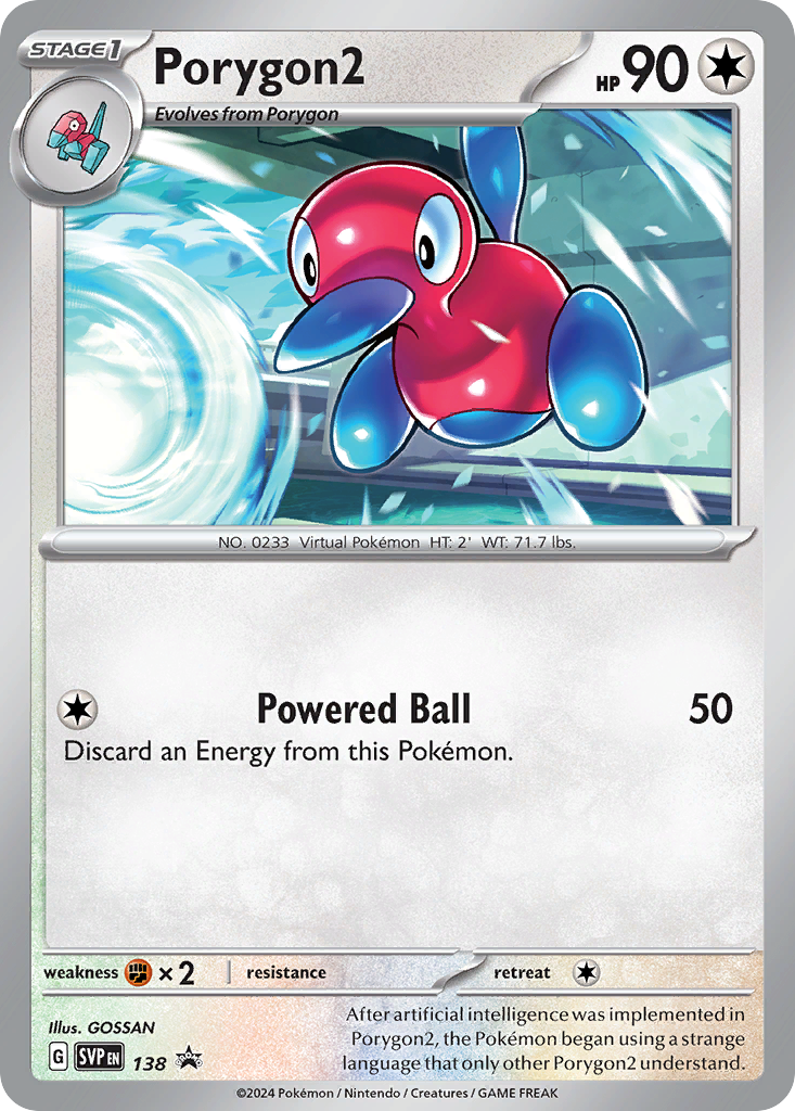 Porygon2 — illustrated card