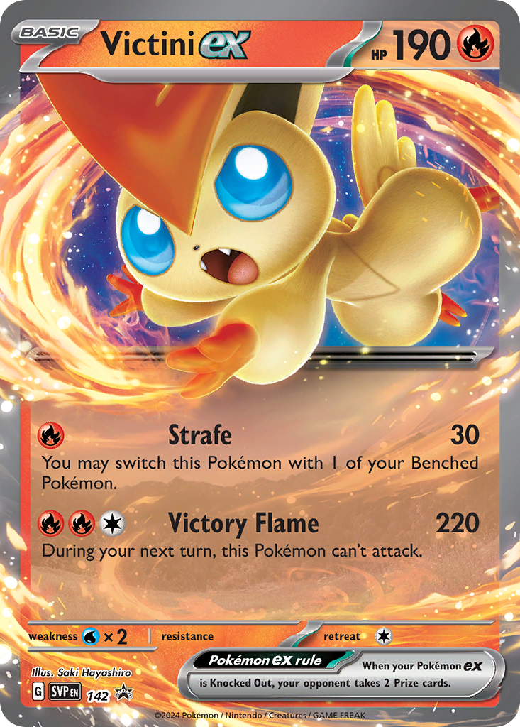 Victini ex — illustrated card