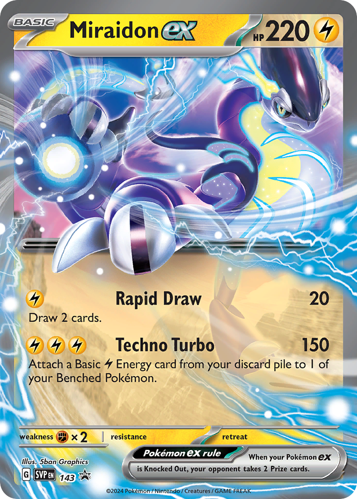 Miraidon ex — illustrated card