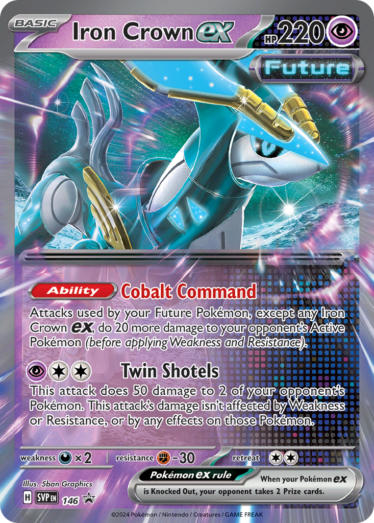 Iron Crown ex — illustrated card