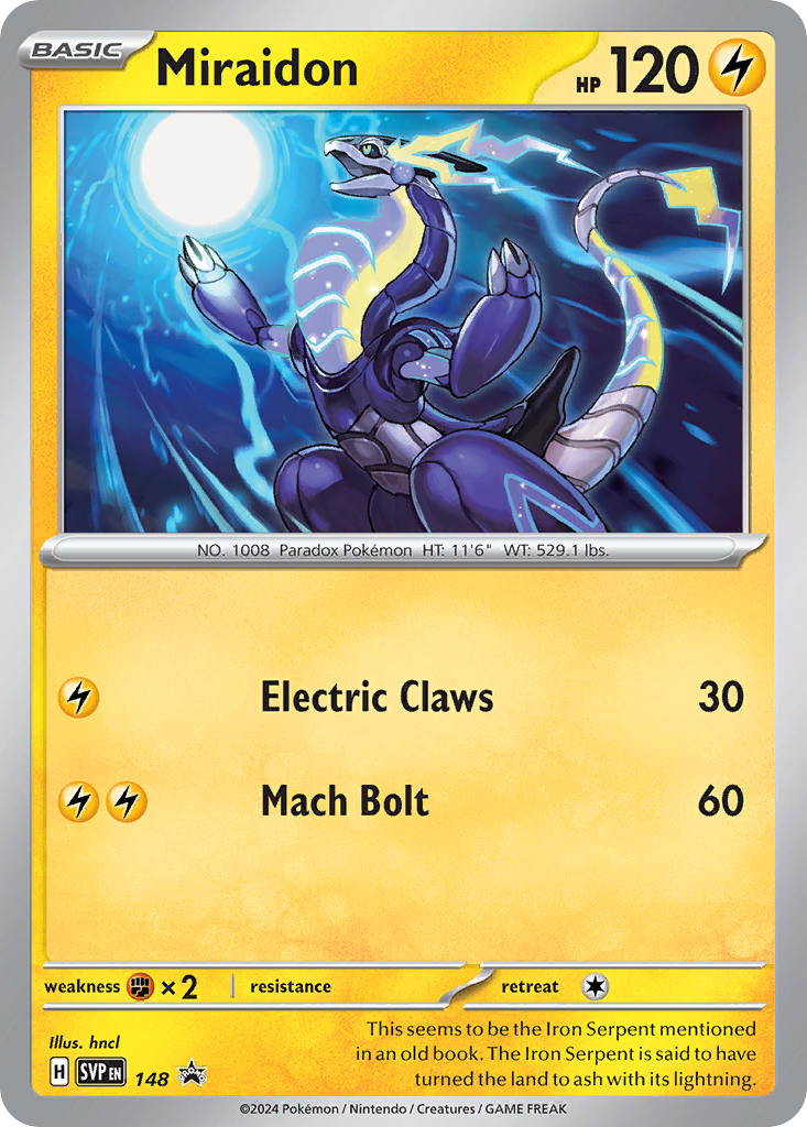 Miraidon — illustrated card