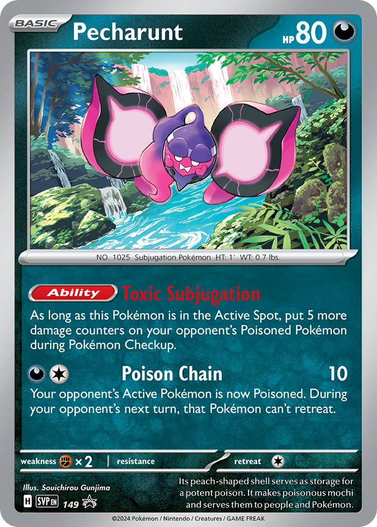 Pecharunt — illustrated card