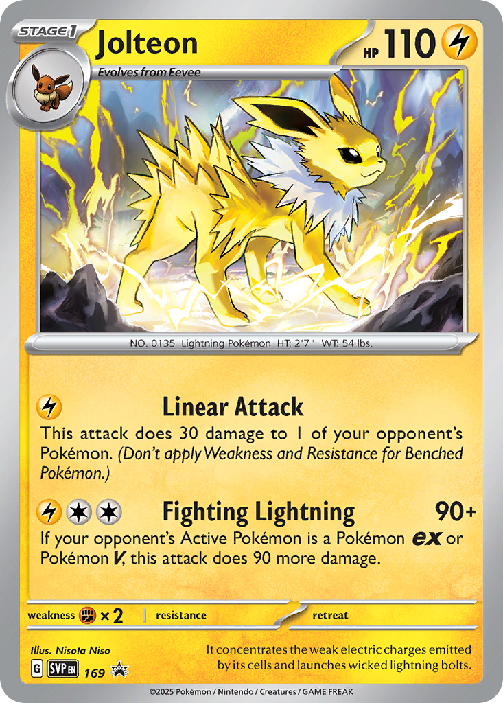 Jolteon — illustrated card