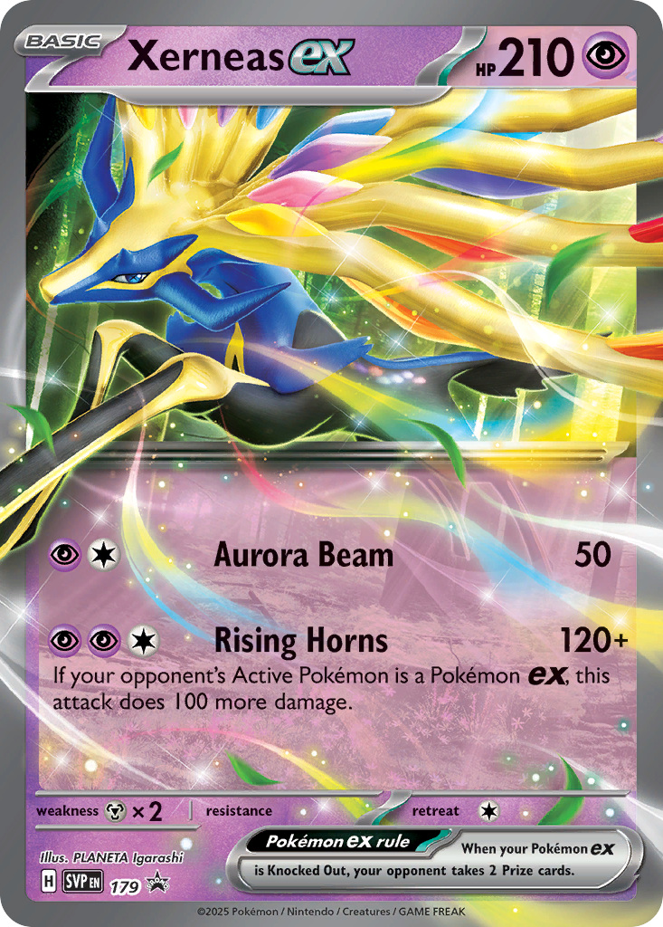 Xerneas ex — illustrated card