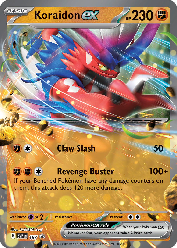 Koraidon ex — illustrated card