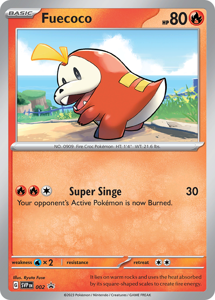 Fuecoco — illustrated card