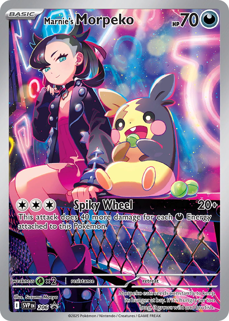 Marnie's Morpeko — illustrated card