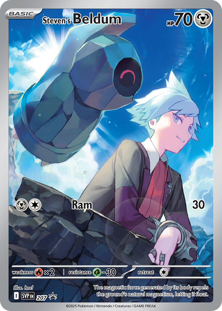 Steven's Beldum — illustrated card