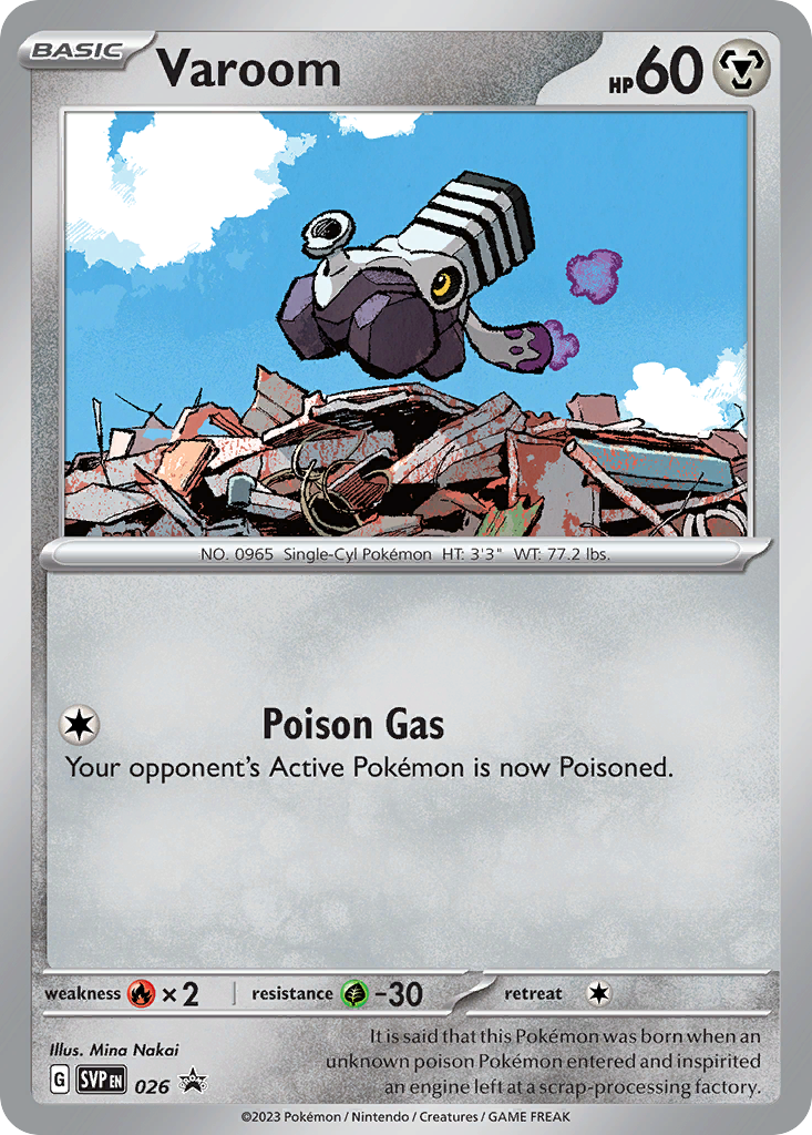Varoom — illustrated card