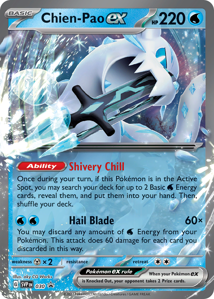 Chien-Pao ex — illustrated card