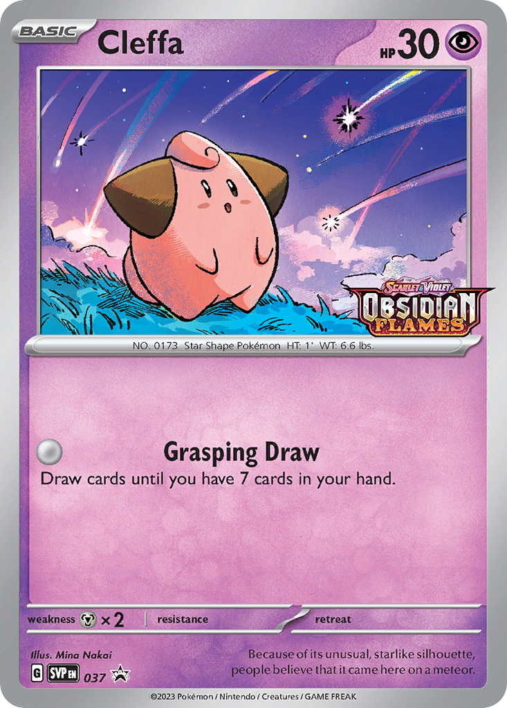 Cleffa — illustrated card