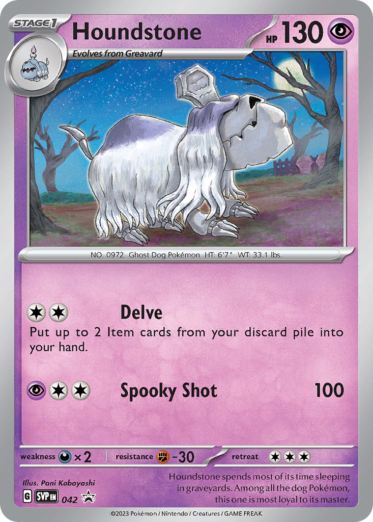 Houndstone — illustrated card